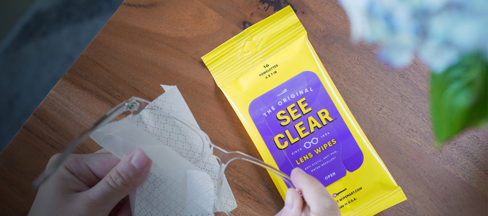 See Clear Lens Cloth Wipes are the best way to clean your glasses, sunglasses, cellphone, laptop screen, Rolex, watch, iPhone and more. 