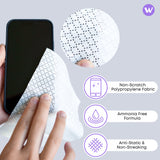 See Clear lens cleaning wipes cell phone non-scratch ammonia free anti-static non-streaking